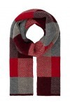 APART Fashion Plaid Shawl Écharpe pour Temps Froid, Red, 0 Femme