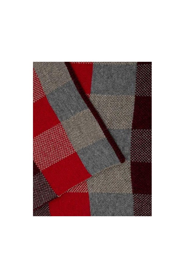APART Fashion Plaid Shawl Écharpe pour Temps Froid, Red, 0 Femme