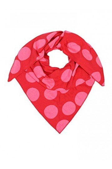 Zwillingsherz Foulard triangulaire en coton – Écharpe de qualité supérieure à pois pour femme garçon fille – 2020 – XXL tour 