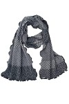 Invero, Écharpe Jane, 100 % laine mérinos, Jambes, 180x35 cm