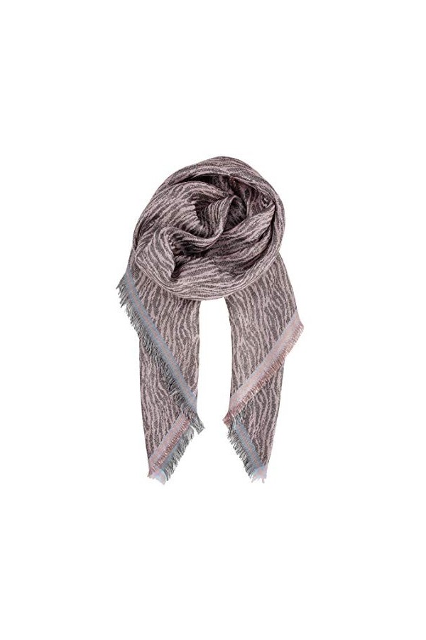 Becksöndergaard Écharpe pour femme Mille Colur - Carré coton/fil métallique - 100 x 100 cm - - Taille Unique