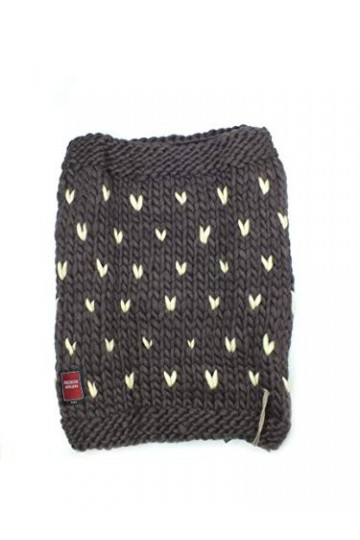 PREMIUMARMADA Premium Marmada Écharpe pour cou 100% laine Écharpe chaude - Marron - Taille unique