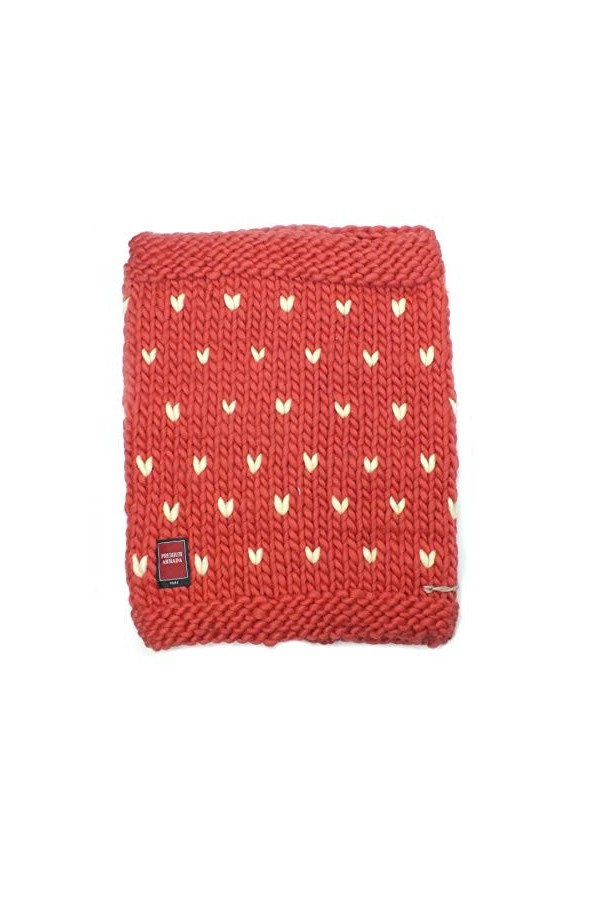 PREMIUMARMADA Premium Marmada Écharpe pour cou 100% laine Écharpe chaude - Marron - Taille unique