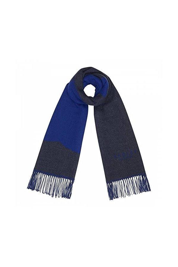 Radley Grande écharpe réversible Motif chien, bleu, L