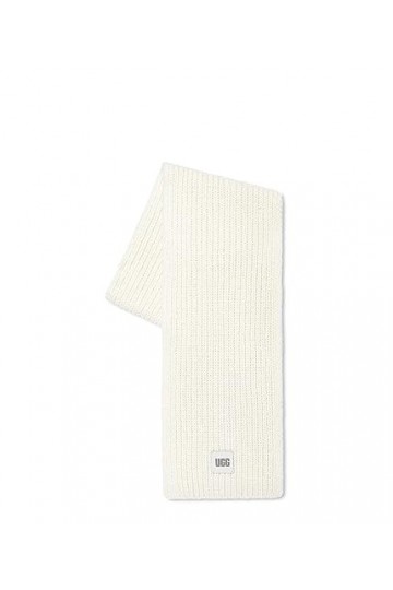 UGG Écharpe en Tricot côtelé épais, Nimbus, Taille Unique Femme
