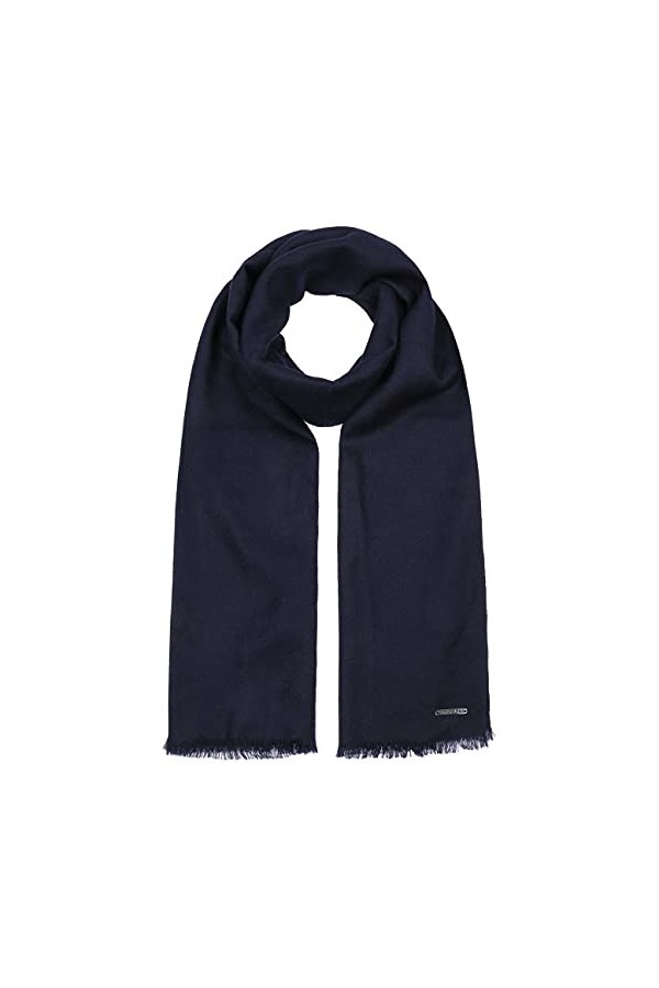 STETSON Echarpe La Foly laine bleu marine Taille unique