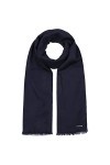 STETSON Echarpe La Foly laine bleu marine Taille unique