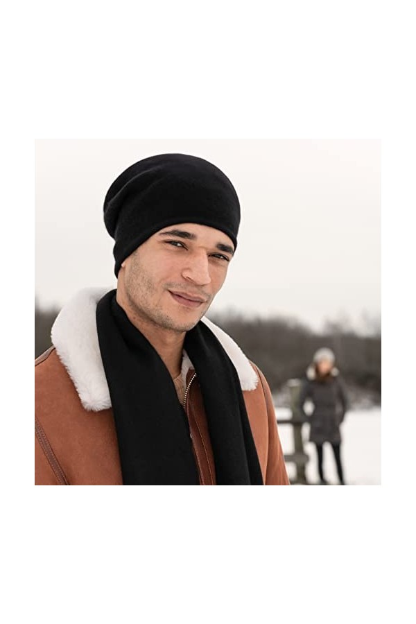 STETSON Echarpe La Foly laine bleu marine Taille unique