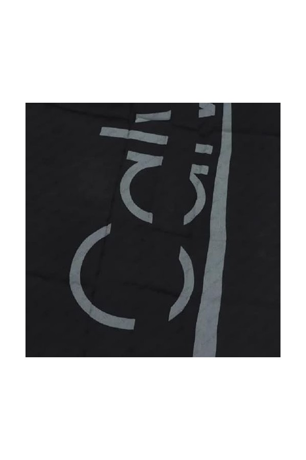 Calvin Klein Monogram Jacquard Écharpe 180 cm, Noir , taille unique