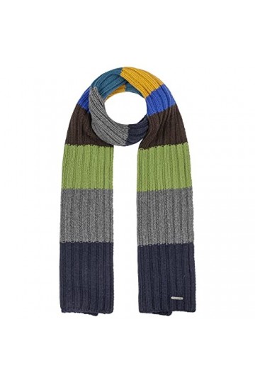 Stetson Velcano Écharpe en tricot avec écharpe en cachemire Écharpe en laine pour femme Echarpe homme Femme Homme - Fabriqué 