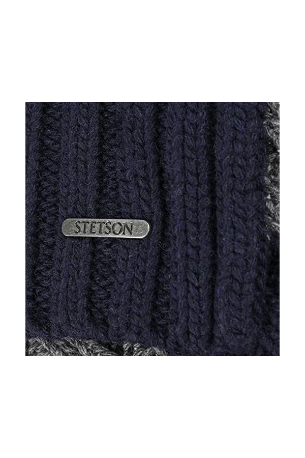 Stetson Velcano Écharpe en tricot avec écharpe en cachemire Écharpe en laine pour femme Echarpe homme Femme Homme - Fabriqué 