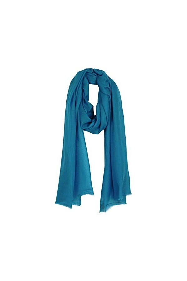 Bovari Écharpe en cachemire pour femme – 100 % cachemire – Extra léger/délicat – Cachemire de qualité supérieure – Écharpe d