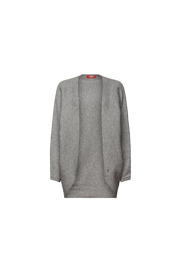 ESPRIT 993ea1q318 Écharpe Tendance, Gris, S Femme