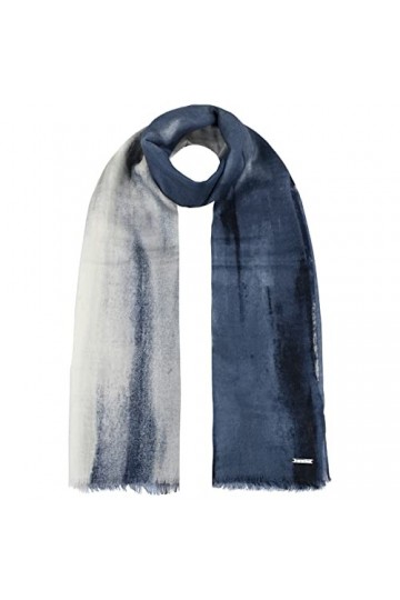 Stetson Light Summer Écharpe en laine pour femme Écharpe en tricot pour homme et femme avec franges automne-hiver printemps-é