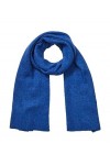 SELECTED FEMME Écharpe en laine mérinos pour femme, Nebulas Blue., taille unique