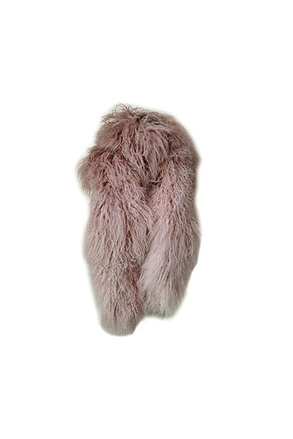 XUYUZUAU Foulard chaud pour femme - Agneau de Mongolie - Longue écharpe tour de cou pour lautomne et lhiver - 180 x 20 cm,