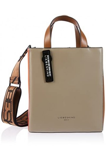 Liebeskind Paperbag S, Tote S Femme, Thunder, Small