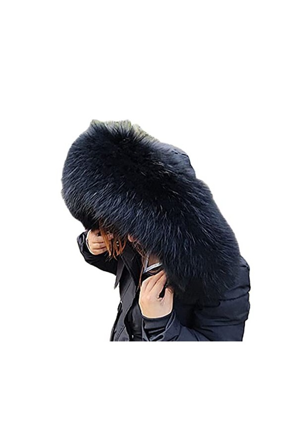 Col en fourrure véritable bavoir pour femme écharpe en fourrure col en fourrure bavoir fourrure pour hommes encolure universe