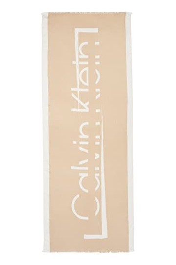 Calvin Klein Écharpe imprimée Monogram Jaquard 80 x 180 K60K610392, GBI marron 