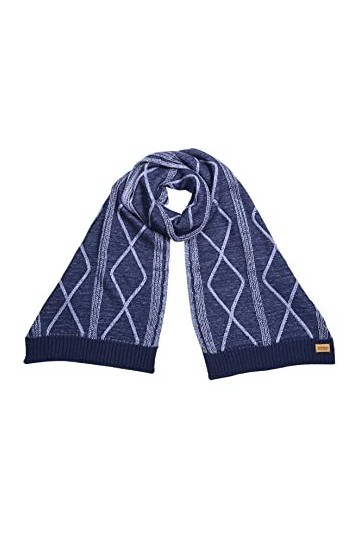 Timberland Écharpe tressée, Peacoat, Taille Unique Femme