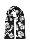 MOSCHINO femme Teddy bear écharpe en laine black - white