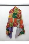 Lot de 10 écharpes en coton kantha vintage