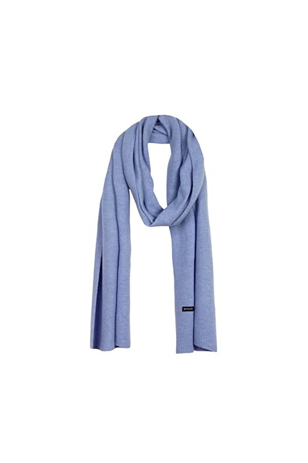 Bovari Écharpe en 100% cachemire - femme/homme - écharpe douillette en maille cachemire - qualité supérieure - taille 32 cm x
