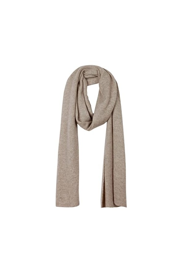 Bovari Écharpe en 100% cachemire - femme/homme - écharpe douillette en maille cachemire - qualité supérieure - taille 32 cm x