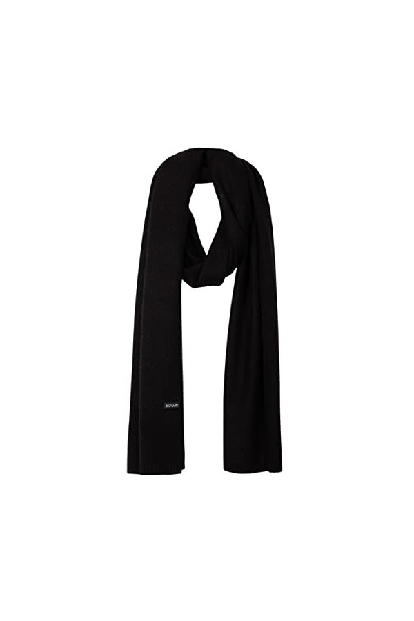 Bovari Écharpe en 100% cachemire - femme/homme - écharpe douillette en maille cachemire - qualité supérieure - taille 32 cm x