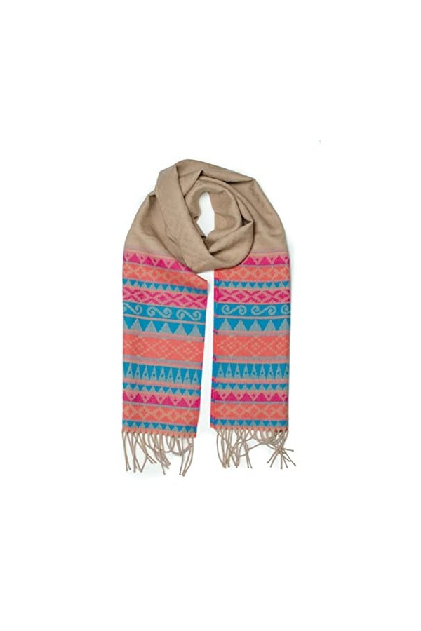 PREMIUMARMADA Écharpe pure en 100 % laine dalpaga, élégante écharpe dhiver en 100 % laine dalpaga, douce, chaude, pures et