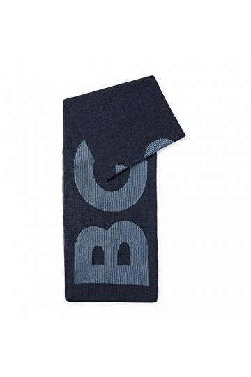 BOSS Lamico_Scarf, Dark Blue404, Taille Unique Homme