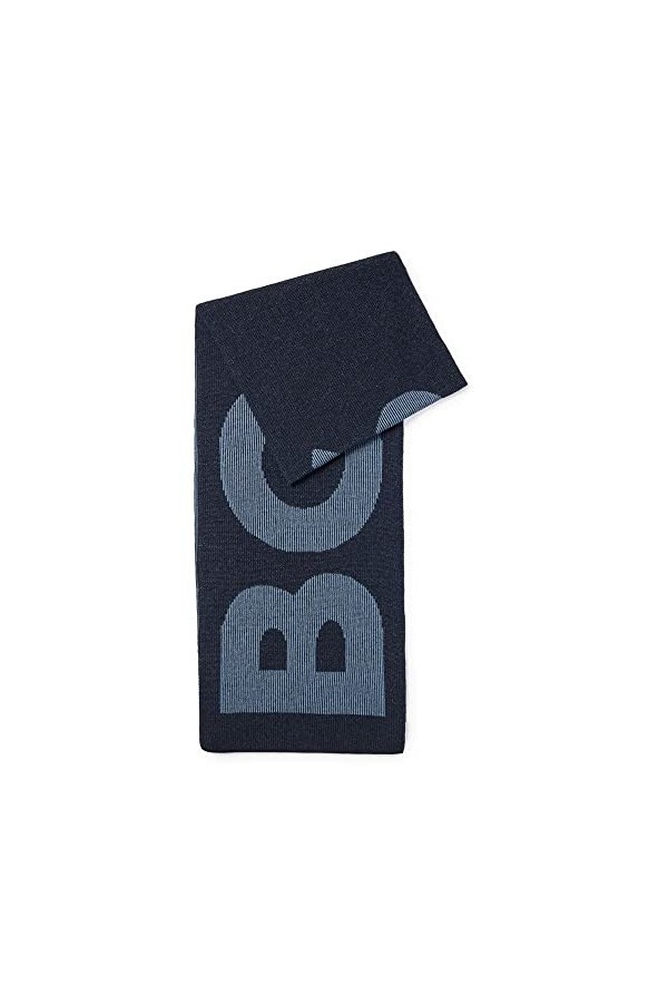 BOSS Lamico_Scarf, Dark Blue404, Taille Unique Homme