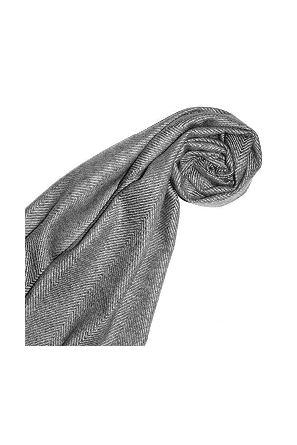 LORENZO CANA Echarpe de 100% Cachemire pour la femme – écharpe en nuances naturelles, 30 x 180 cm - moelleux et noble – en no