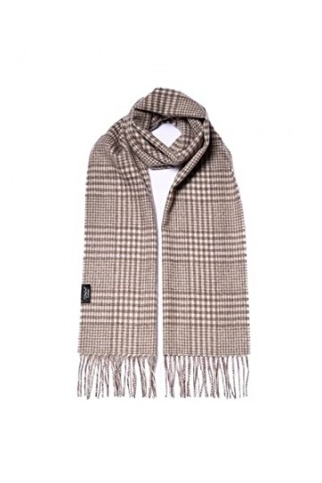 MayTree Écharpe en cachemire en différentes couleurs pour homme et femme, écharpe en laine 100 % cachemire, unie et à carreau