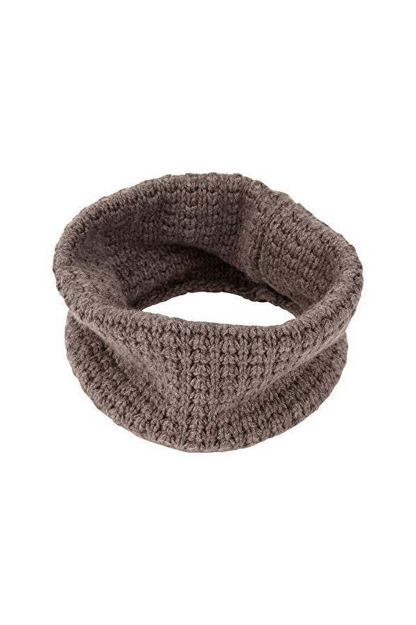 LES POULETTES - Col Epais 100% Cachemire 3 Fils - Classics - Marron foncé