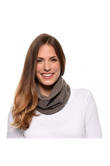 LES POULETTES - Col Epais 100% Cachemire 3 Fils - Classics - Marron foncé