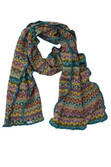 Invero, Écharpe Pat, 100 % laine mérinos, Harmony, 35x180 cm