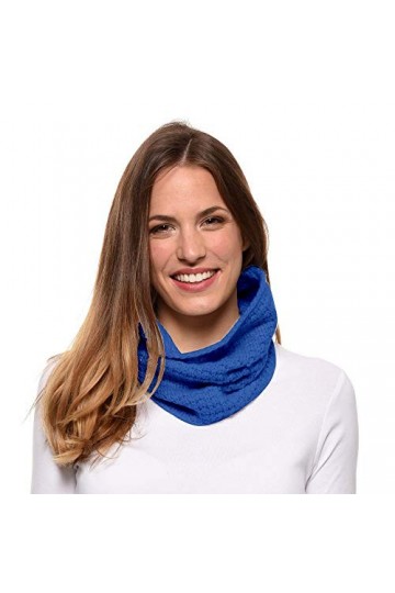 LES POULETTES - Col Epais 100% Cachemire 3 Fils - Classics - Bleu