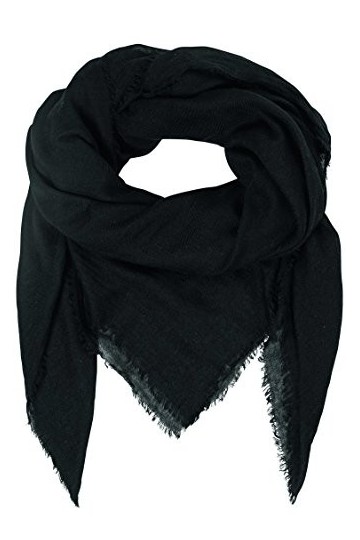 Becksöndergaard Carré damen-schal Mill noir chaud et doux laine - 65188-010