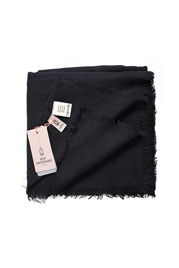 Becksöndergaard Carré damen-schal Mill noir chaud et doux laine - 65188-010
