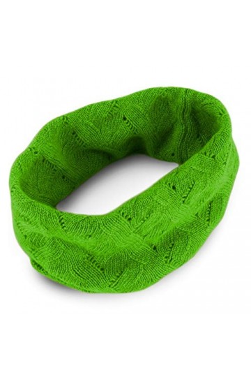 Love Cachemire Cachemire Femme 100% Cachemire Snood - Vert vif - Fabriqué en Écosse