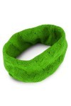 Love Cachemire Cachemire Femme 100% Cachemire Snood - Vert vif - Fabriqué en Écosse