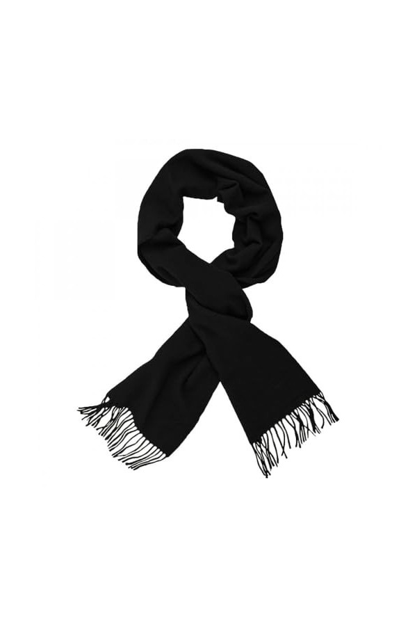 GANT Foulard En Tricot En Laine Classique, Noir One Size