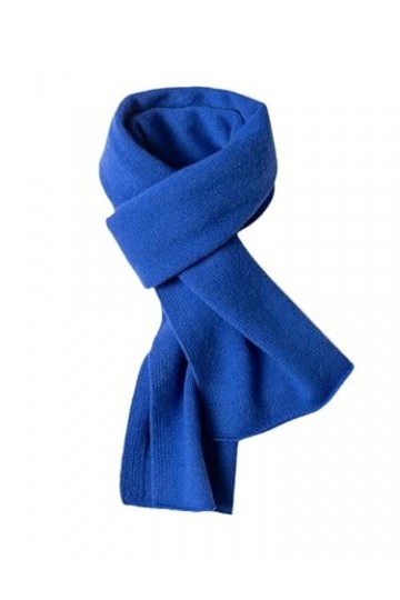 TZUFA Écharpe en cachemire chaude dhiver unisexe pour femmes et hommes, écharpes tricotées en cachemire de couleur unie pour