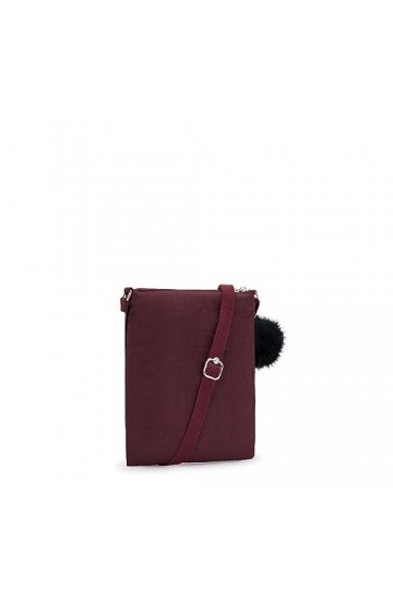 Kipling Keiko GG, Sacs à bandoulière Femme, Bordeaux Profond G, 8.3L x 9H x 0.8D