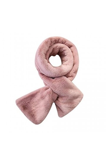 écharpe Écharpe en Peluche Chaude et Confortable pour Femmes, écharpe dhiver épaisse, Couleur Unie, écharpe à la Mode pour F