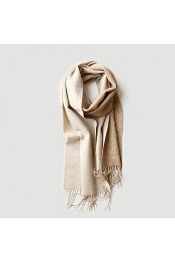 Écharpe Femme Doux et assez confortable des femmes des hommes à double face de écharpe longue écharpe dhiver chaud et douill