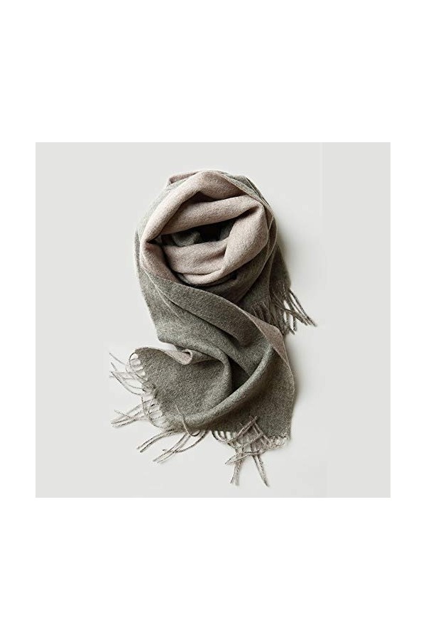 Écharpe Femme Doux et assez confortable des femmes des hommes à double face de écharpe longue écharpe dhiver chaud et douill