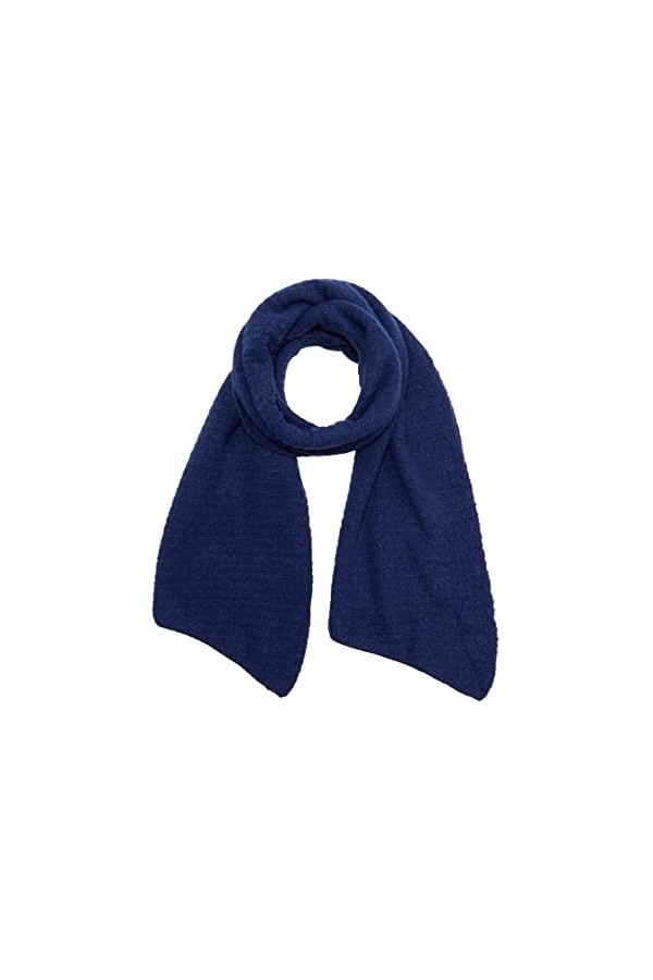 Free People Écharpe en mélange recyclé ondulé, Bleu pacifique, taille unique