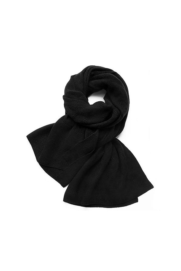 Châle Écharpe En Cachemire Pour Les Femmes Grand Châle Chaud En Cachemire Tricoté DHiver Manteau Écharpe À Double Usage Uni 